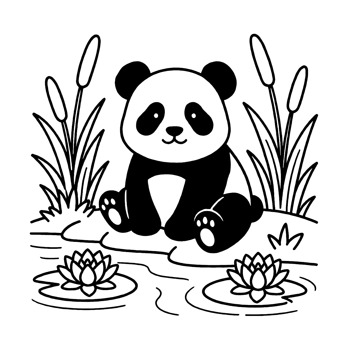 У воды
